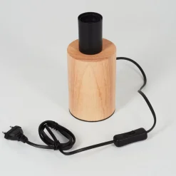 Lampe De Table Beccar Ecru, Noir, 1 Lumiere