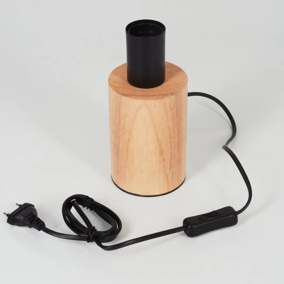 Lampe De Table Beccar Ecru, Noir, 1 Lumiere
