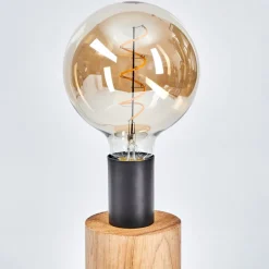 Lampe De Table Beccar Ecru, Noir, 1 Lumiere