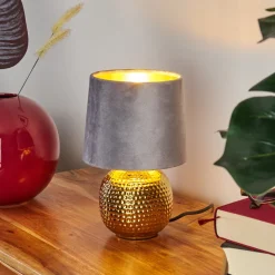 Lampe De Table Beddie Or, 1 Lumiere