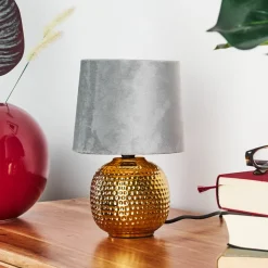 Lampe De Table Beddie Or, 1 Lumiere