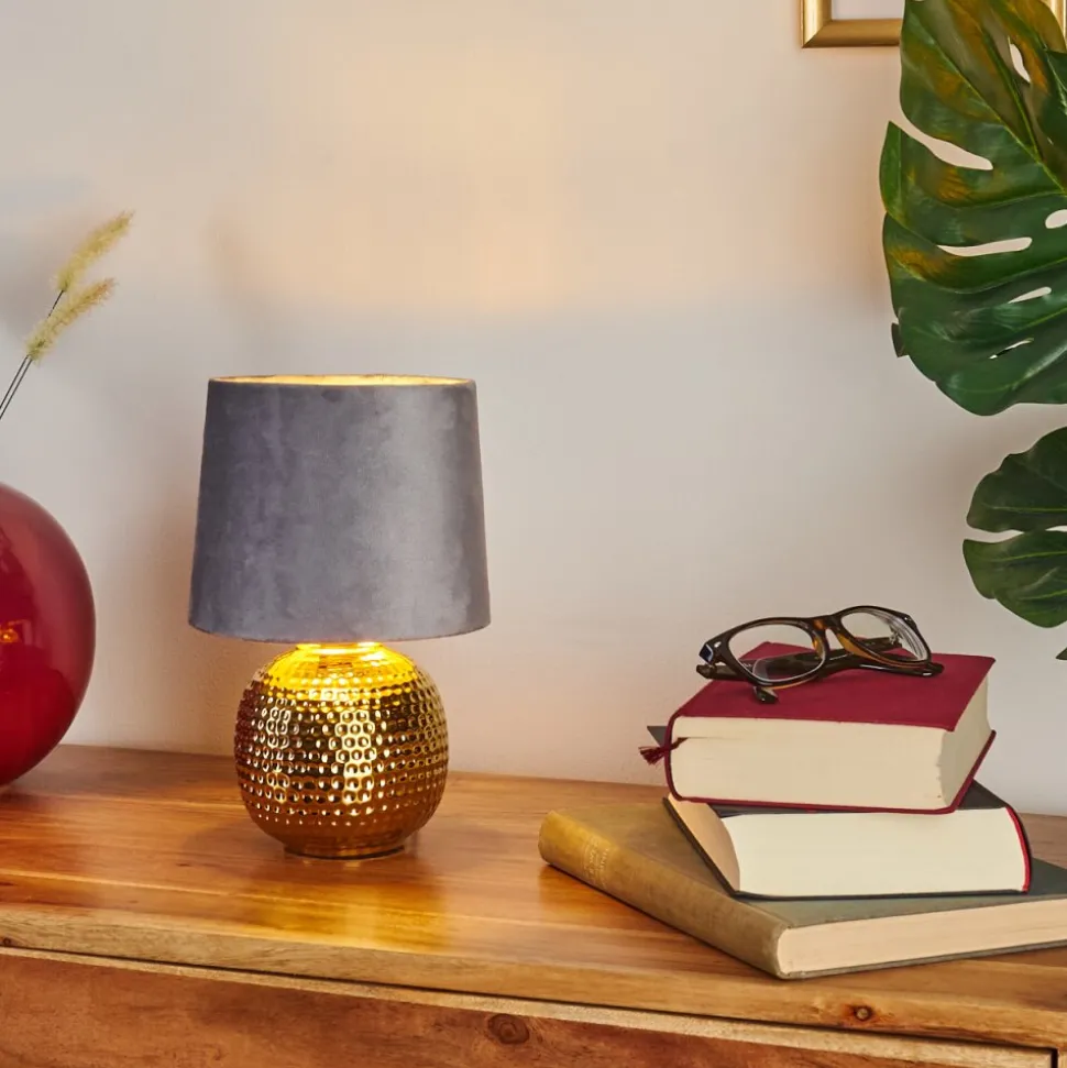 Lampe De Table Beddie Or, 1 Lumiere