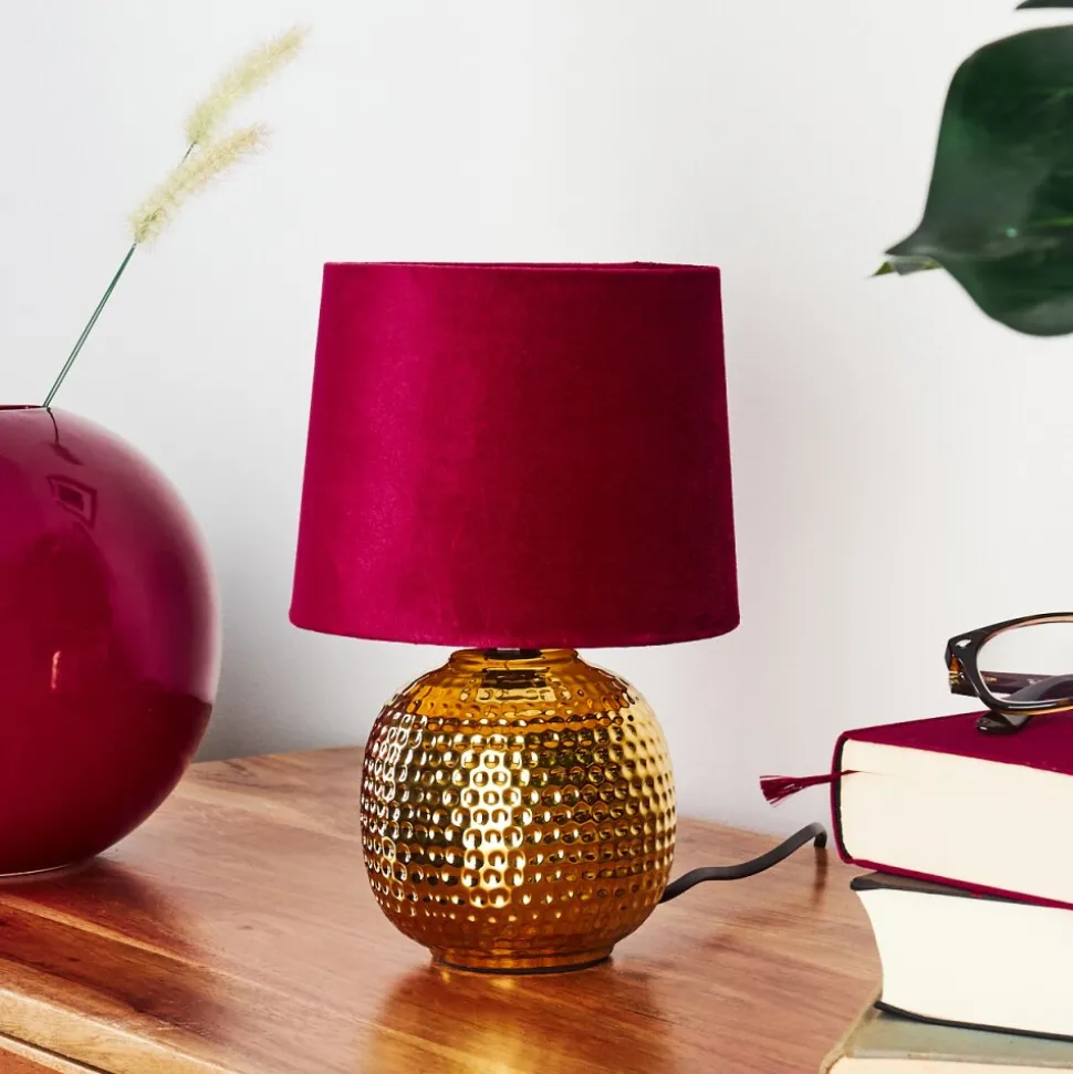 Lampe De Table Beddie Or, 1 Lumiere