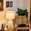 Lampe De Table Beteta Blanc, 2 Lumieres