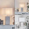 Lampe De Table Boldrarias Chrome, Argente, 1 Lumiere