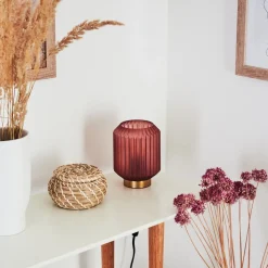Lampe De Table Briel Laiton, 1 Lumiere