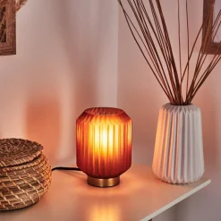 Lampe De Table Briel Laiton, 1 Lumiere