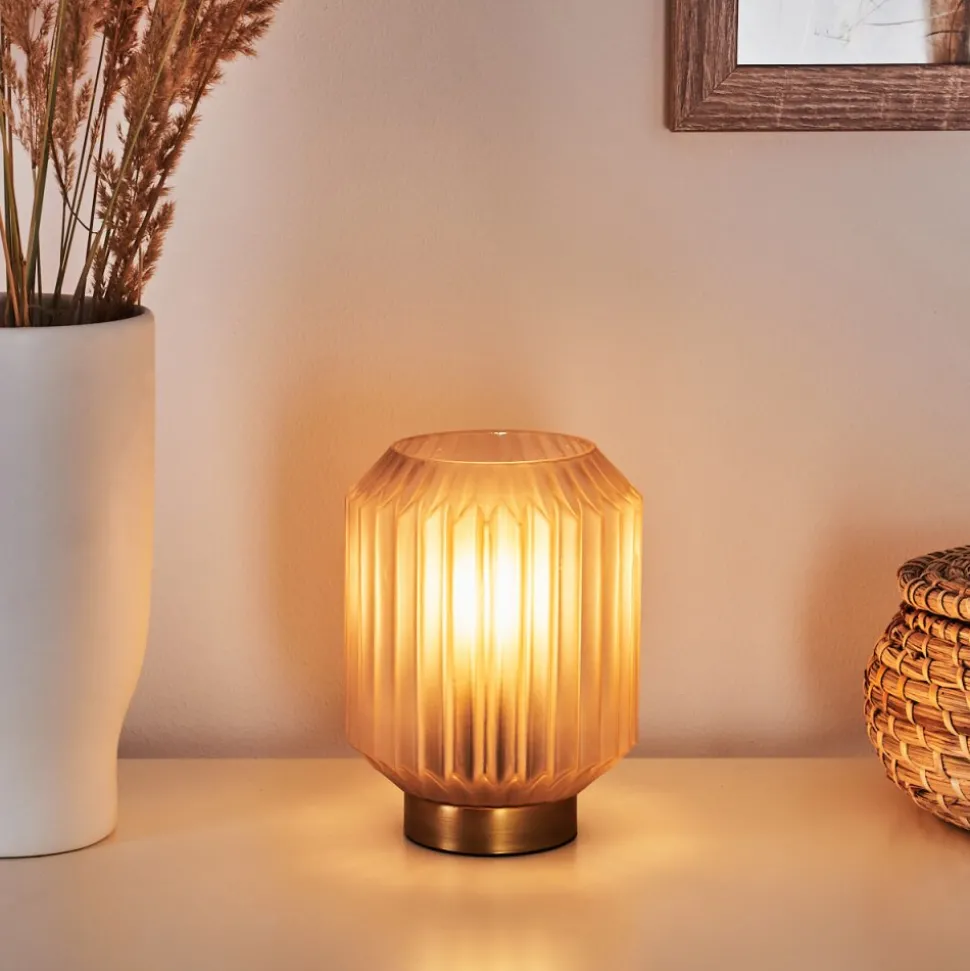 Lampe De Table Briel Laiton, 1 Lumiere