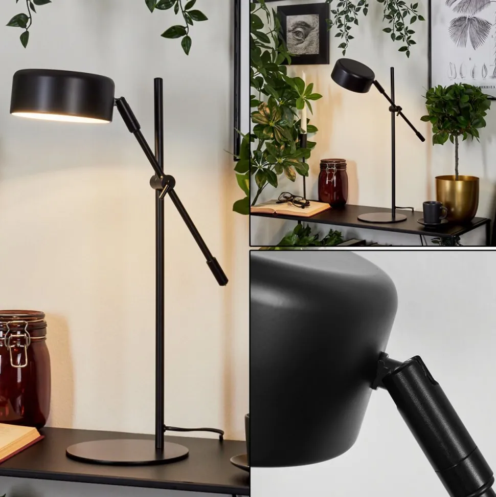 Lampe De Table Camori Noir, 1 Lumiere