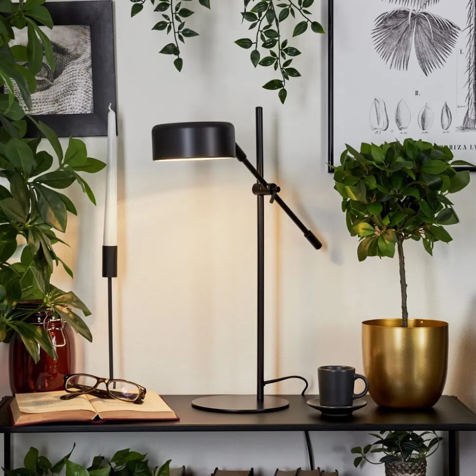 Lampe De Table Camori Noir, 1 Lumiere