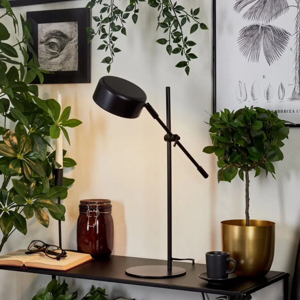 Lampe De Table Camori Noir, 1 Lumiere