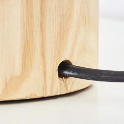 Lampe De Table Canedo Brun, 1 Lumiere
