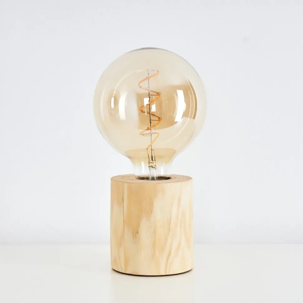 Lampe De Table Canedo Brun, 1 Lumiere