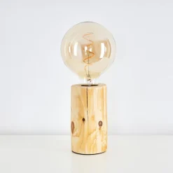 Lampe De Table Canedo Brun, 1 Lumiere