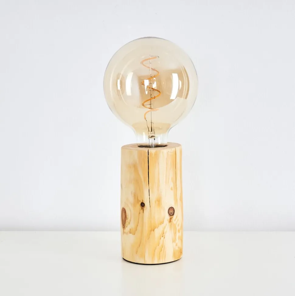 Lampe De Table Canedo Brun, 1 Lumiere