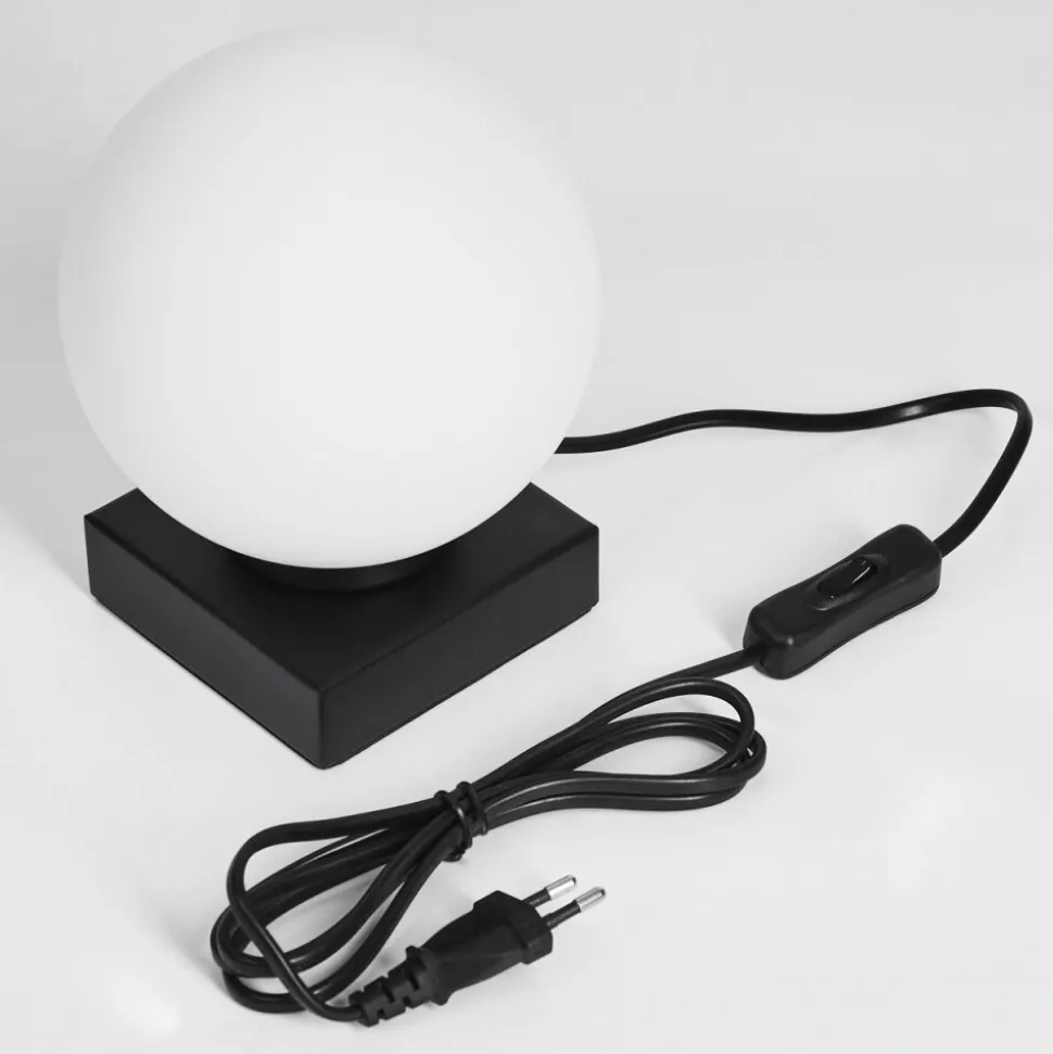 Lampe De Table Chamouscady Noir, 1 Lumiere