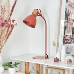 Lampe De Table Chipou Rouge, 1 Lumiere