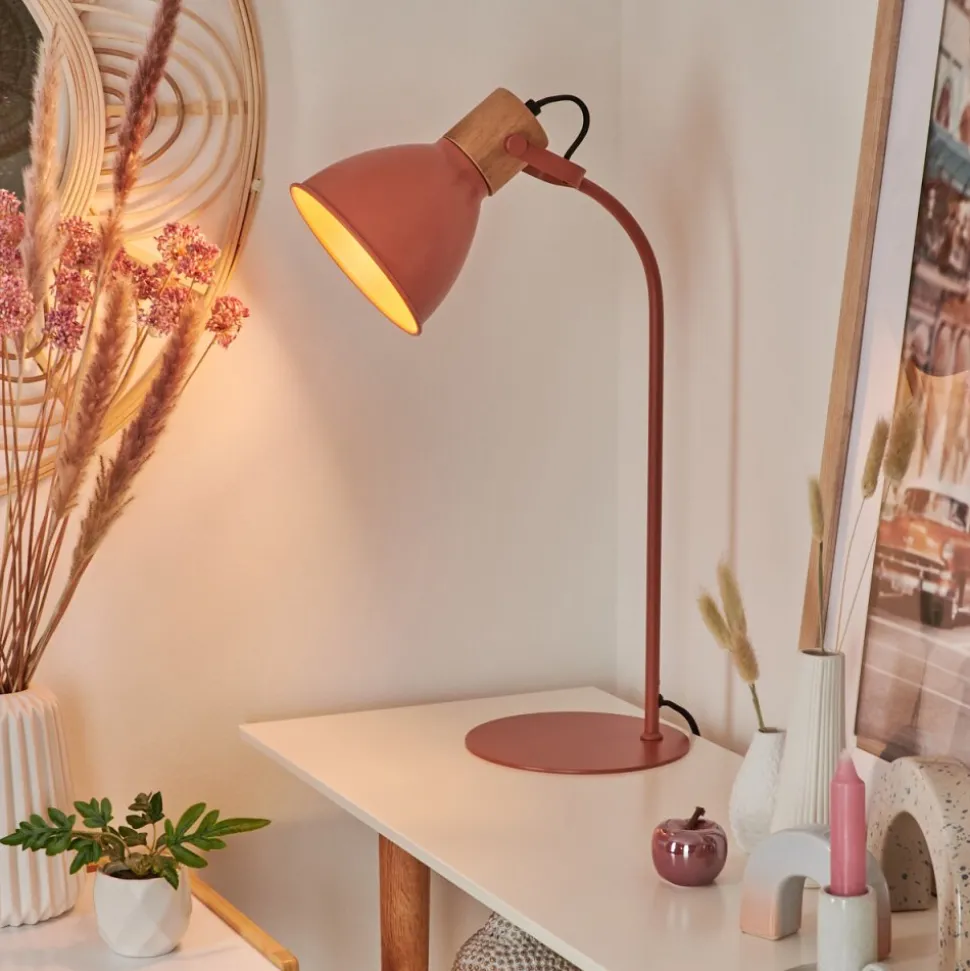 Lampe De Table Chipou Rouge, 1 Lumiere