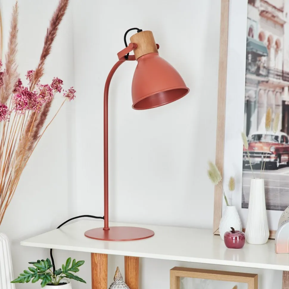 Lampe De Table Chipou Rouge, 1 Lumiere