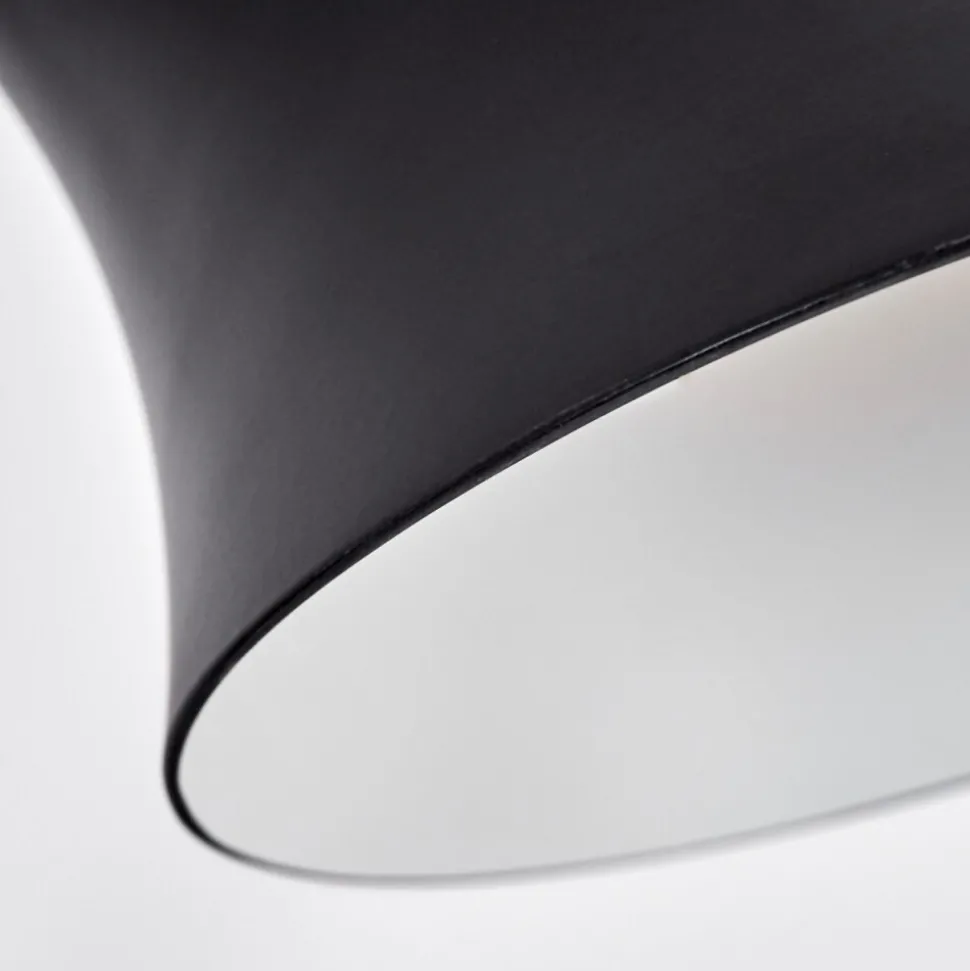 Lampe De Table Corralcay Chrome, Noir, 1 Lumiere