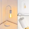 Lampe De Table Cuyama Blanc, 1 Lumiere
