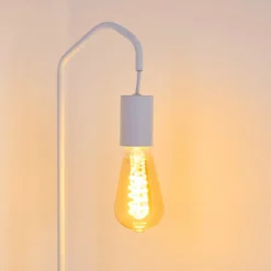 Lampe De Table Cuyama Blanc, 1 Lumiere