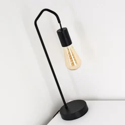 Lampe De Table Cuyama Noir, 1 Lumiere