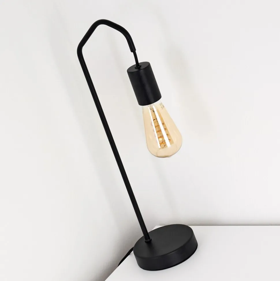 Lampe De Table Cuyama Noir, 1 Lumiere