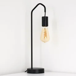 Lampe De Table Cuyama Noir, 1 Lumiere