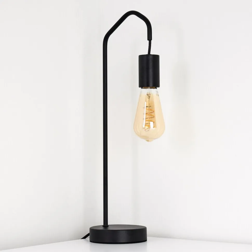 Lampe De Table Cuyama Noir, 1 Lumiere