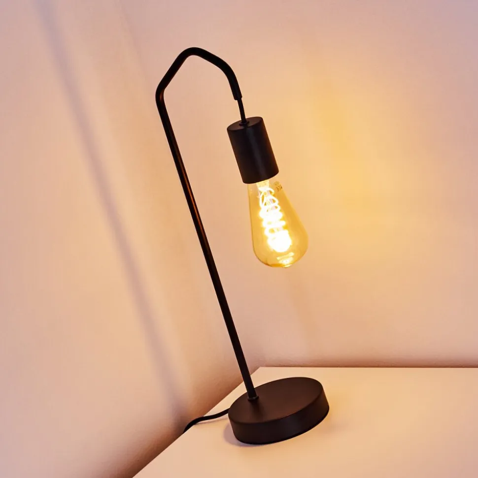 Lampe De Table Cuyama Noir, 1 Lumiere