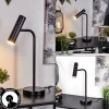 Lampe De Table Dalheim Led Noir, 1 Lumiere
