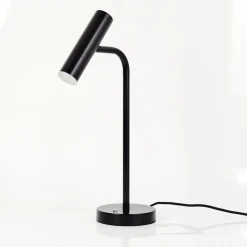 Lampe De Table Dalheim Led Noir, 1 Lumiere