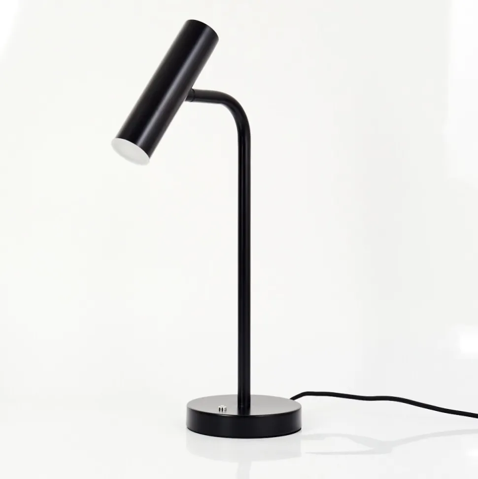Lampe De Table Dalheim Led Noir, 1 Lumiere