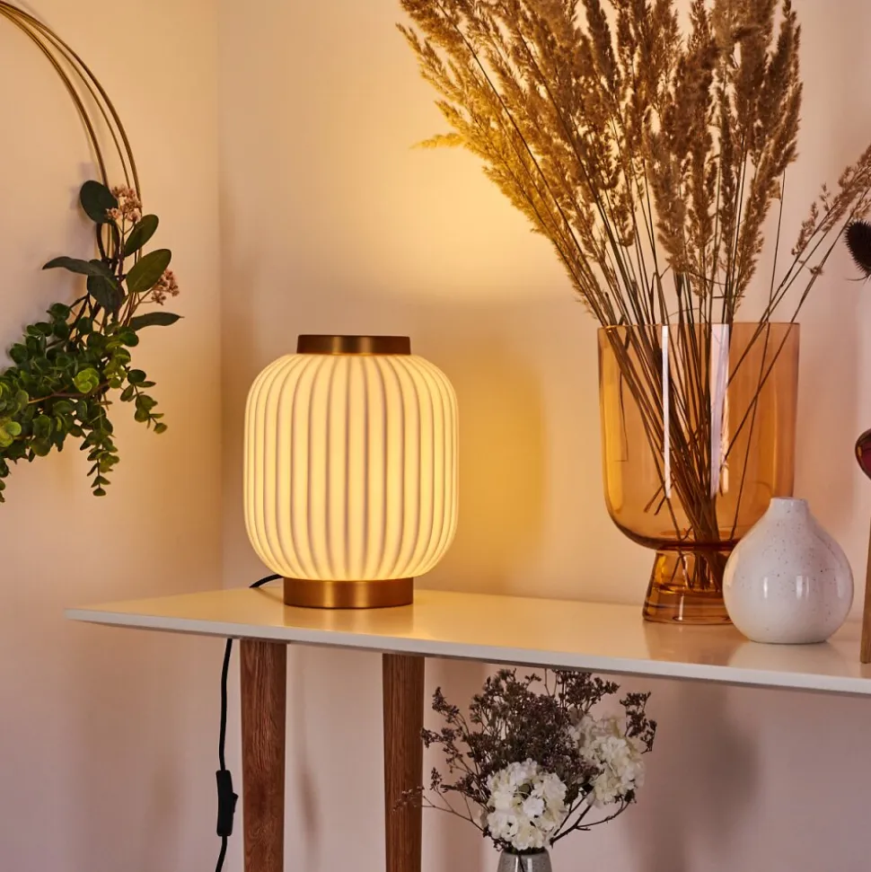 Lampe De Table Dyce Laiton, 1 Lumiere