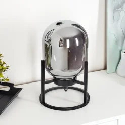 Lampe De Table Elvange Noir, 1 Lumiere
