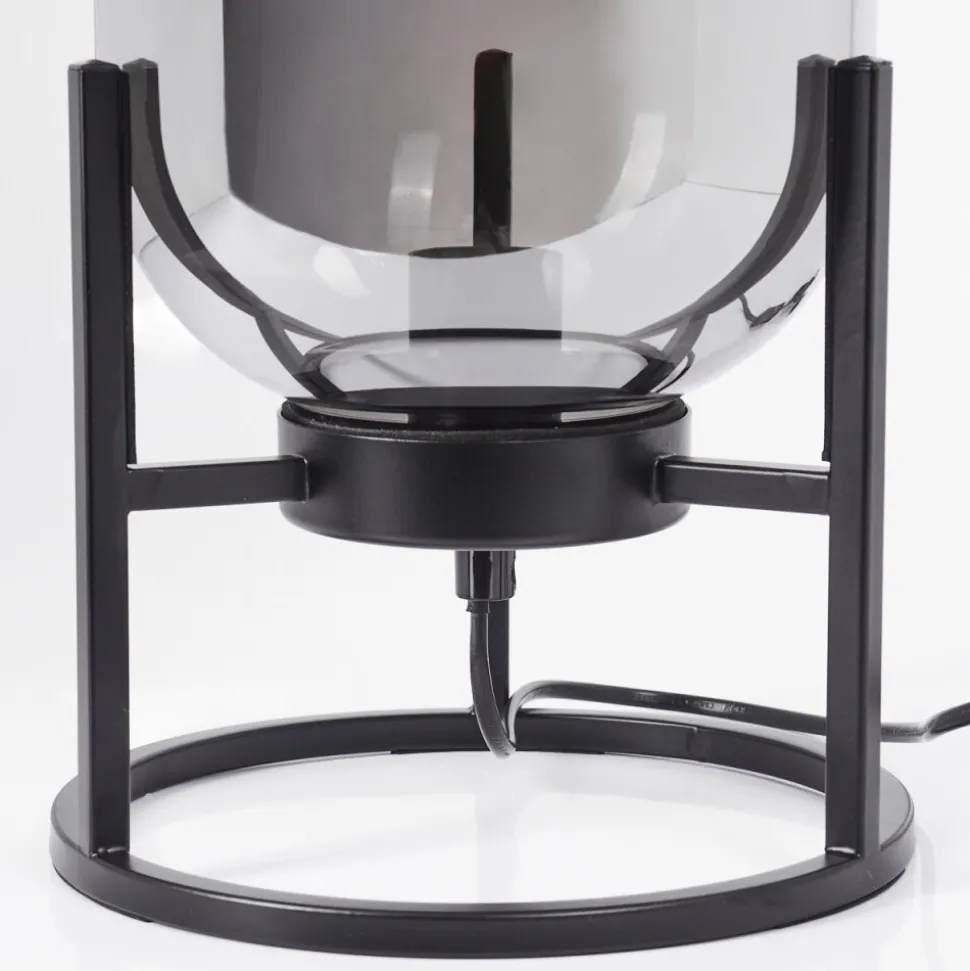 Lampe De Table Elvange Noir, 1 Lumiere