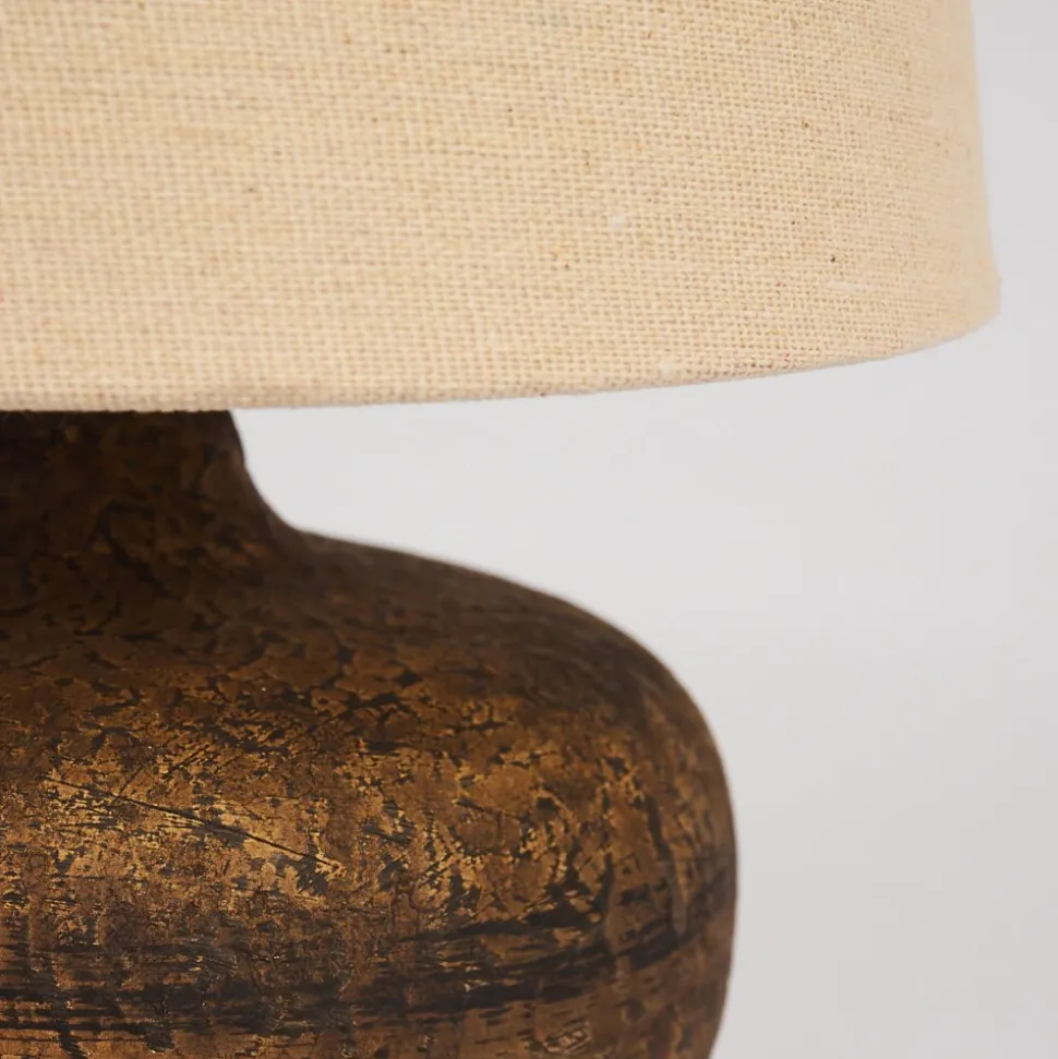Lampe De Table Exchange Brun, 1 Lumiere