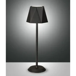 Lampe De Table Fabas-Luce Katy Led Noir, 1 Lumiere