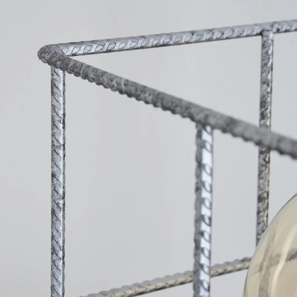 Lampe De Table Fevaag Nickel Mat, 1 Lumiere