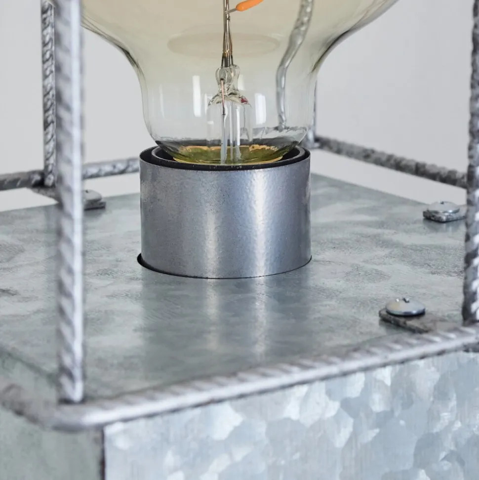 Lampe De Table Fevaag Nickel Mat, 1 Lumiere