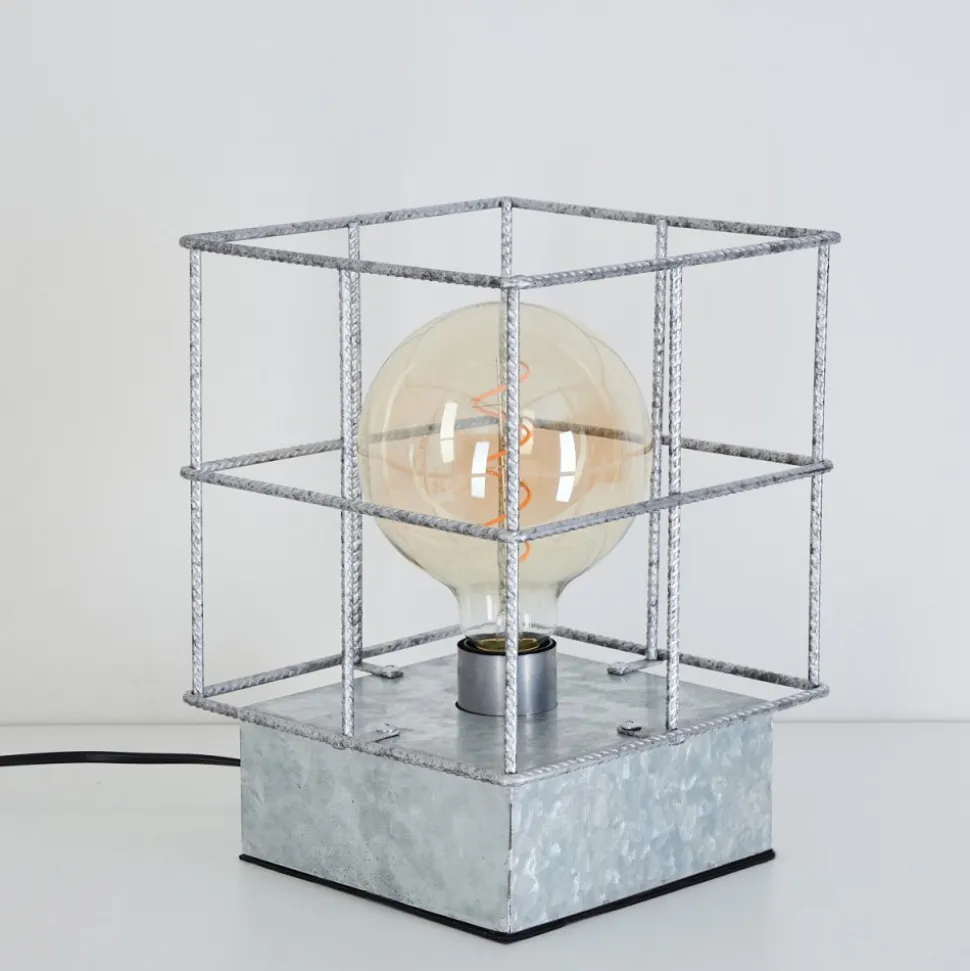 Lampe De Table Fevaag Nickel Mat, 1 Lumiere