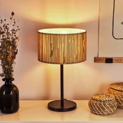 Lampe De Table Fleuriot Noir, 1 Lumiere
