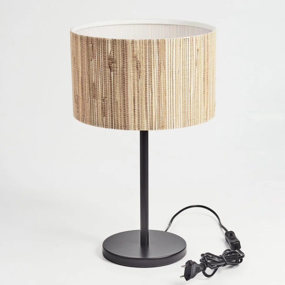 Lampe De Table Fleuriot Noir, 1 Lumiere