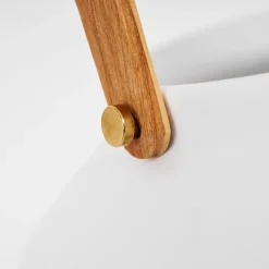 Lampe De Table Forrnes Beige, Blanc, 1 Lumiere