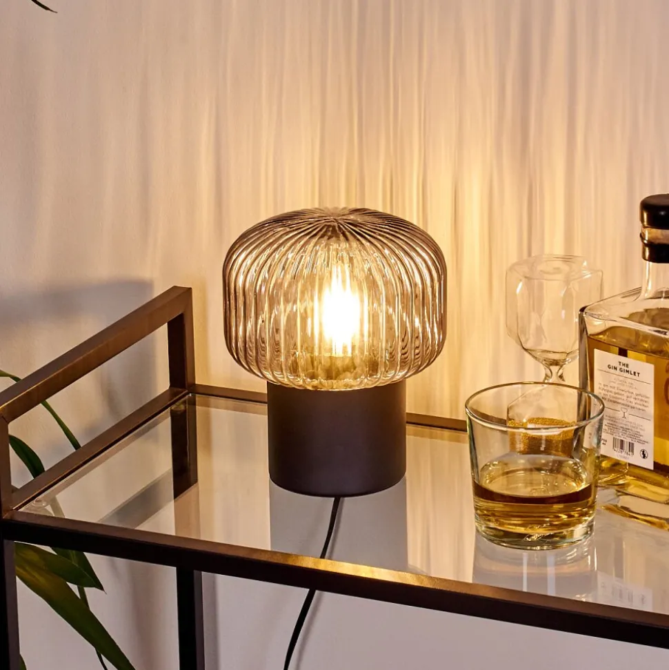 Lampe De Table Gallo Noir, 1 Lumiere