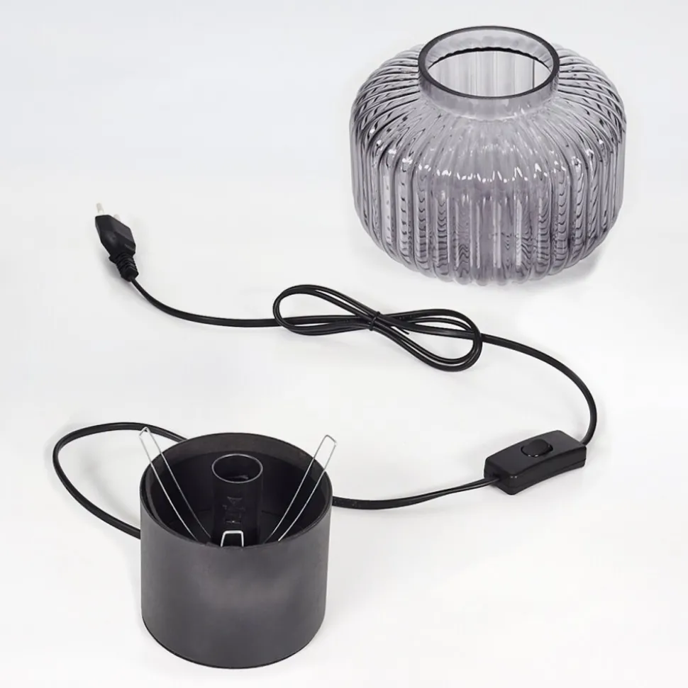 Lampe De Table Gallo Noir, 1 Lumiere