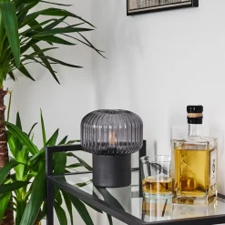 Lampe De Table Gallo Noir, 1 Lumiere