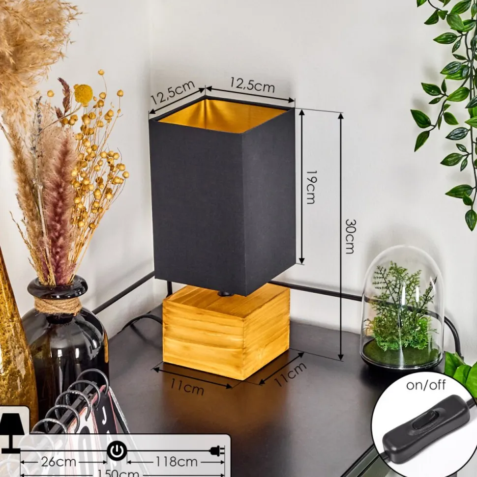 Lampe De Table Geneva Ecru, 1 Lumiere