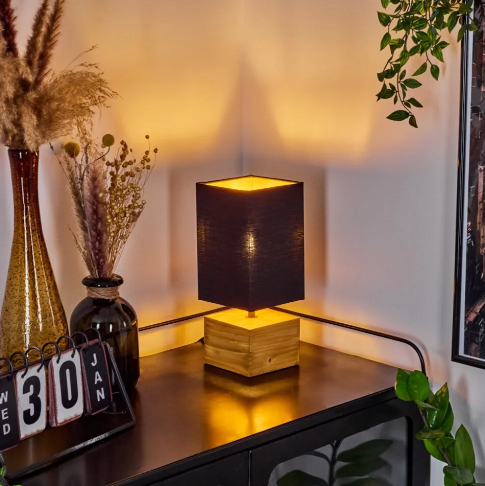 Lampe De Table Geneva Ecru, 1 Lumiere